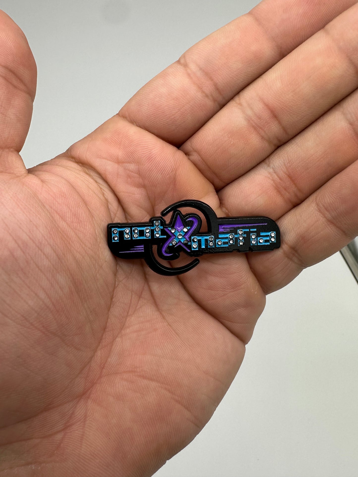 NotxMafia Pin (Purple and Blue)